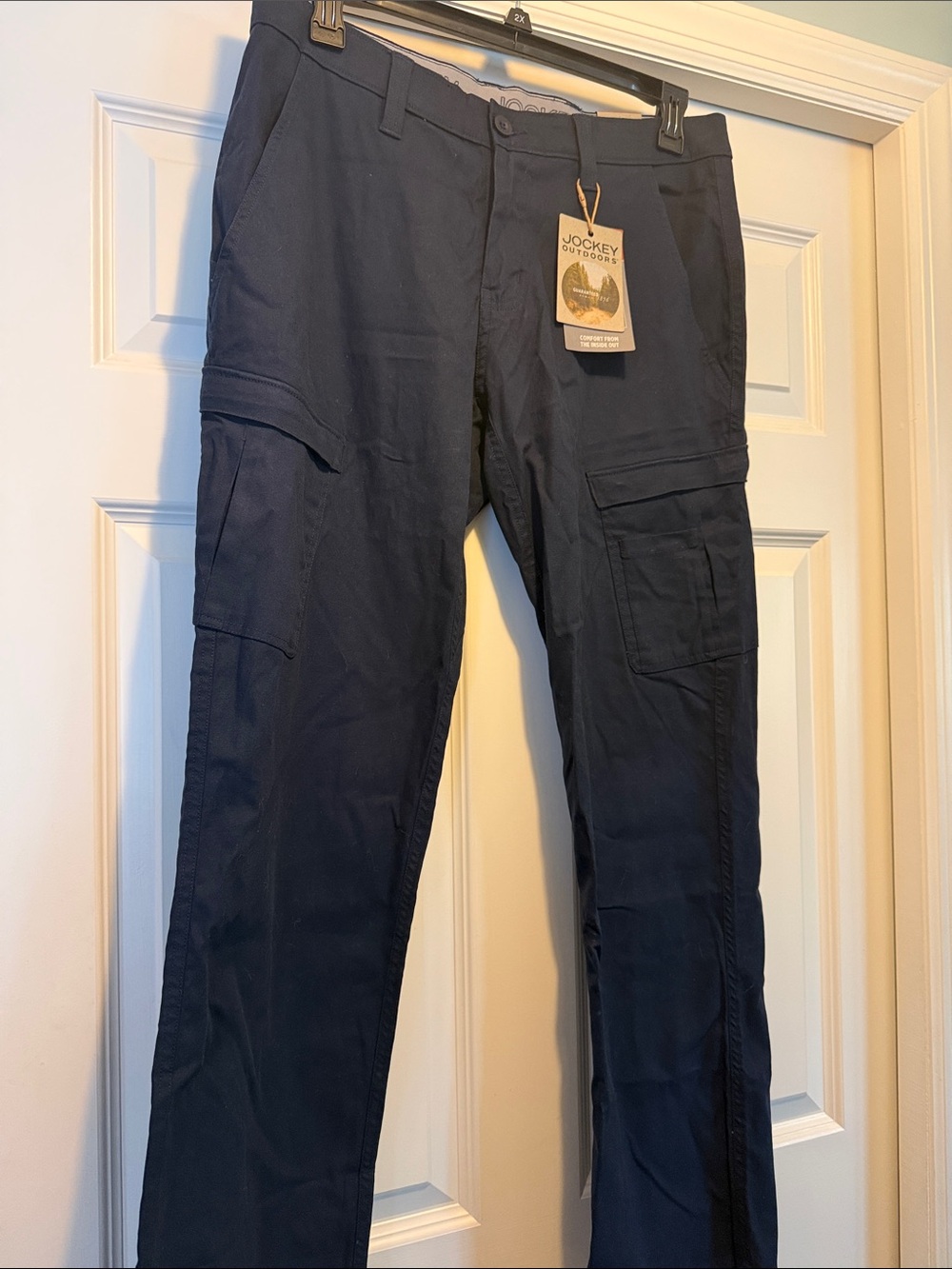 Jockey Men's 34 x 30 Navy Multi-Pocket Cargo Pants Luke Bryan NWT